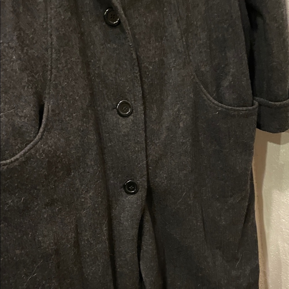 Donnybrook Women's Black Trench Coat - Picture 3 of 11